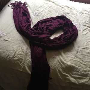 Rich purple scarf